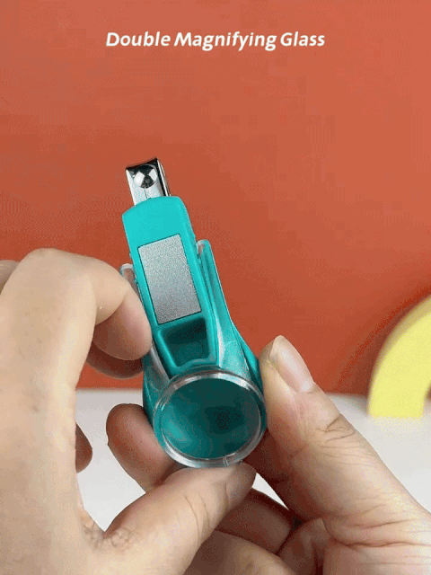 Lot de 2 Coupes-ongles Ergonomique avec Loupe - Sécurité et Précision