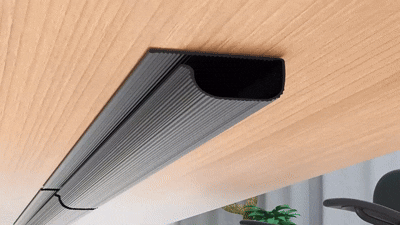 Cache-Câble en PVC Auto-Adhésif pour Fil d'Alimentation - 40CM