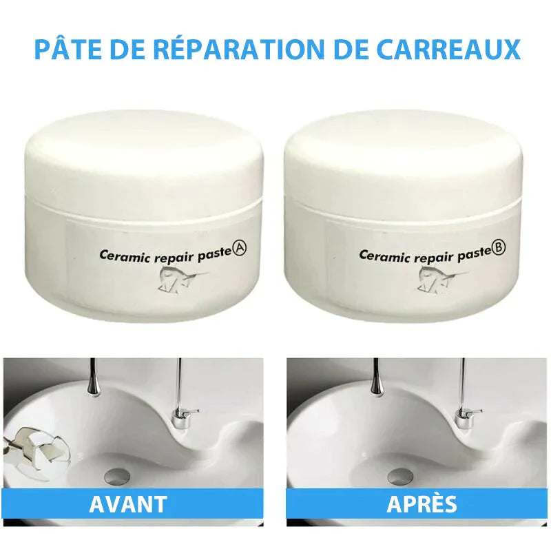 [Lot de 2] Pâte de Réparation de Céramique