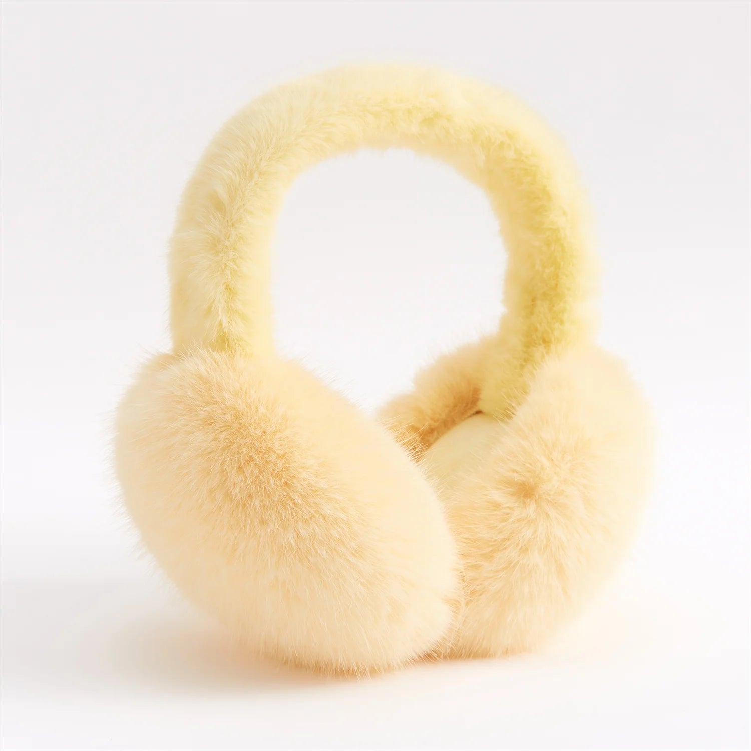 Cache-oreilles XL en fausses fourrure de lapin