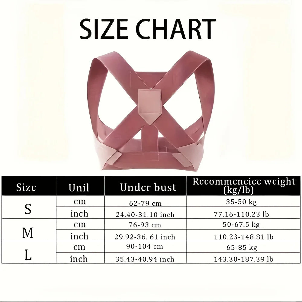 Correcteur de Posture Dos Femme & Homme – Maintien Dorsal et Épaules, Soutien du Haut du Dos