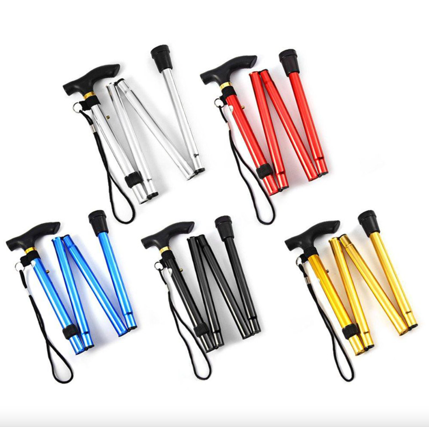 Canne Pliante pour Seniors Actifs