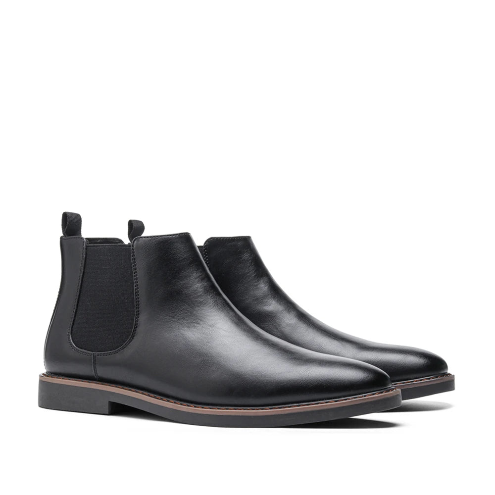 Bottines Chelsea en Cuir PU pour Homme