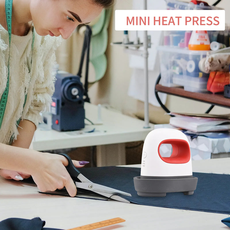 Mini presse à chaud en fer portable - Personnalisation et impression textile