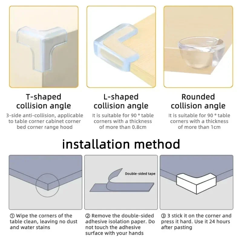 16x Protection d’Angles pour Meubles – Discrète et Solide