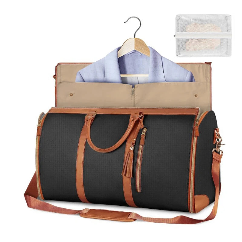 Sac de Voyage Dépliant Innovant & Pratique en Cuir PU