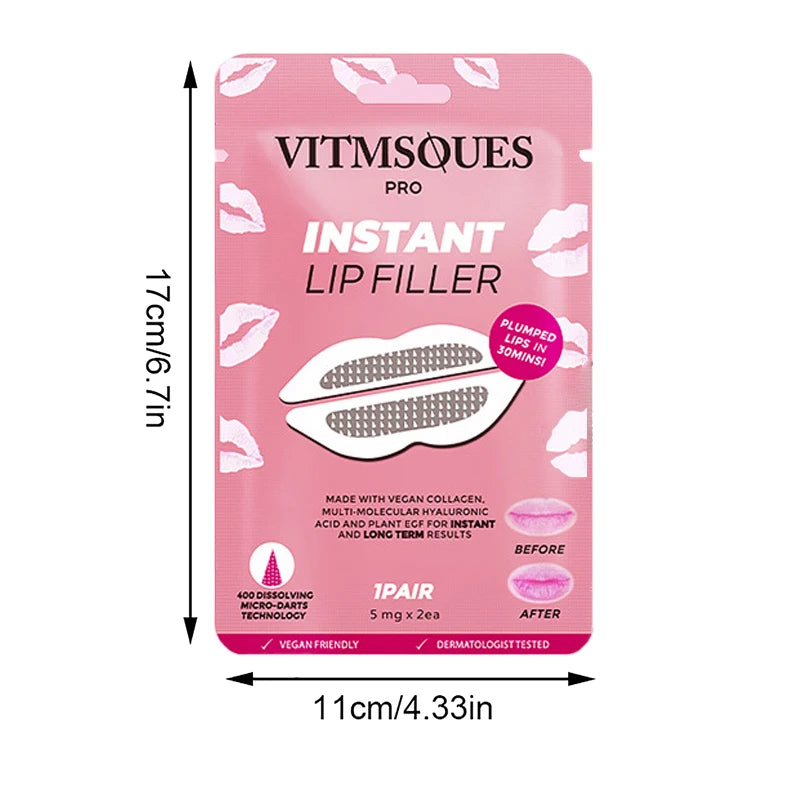 Patch pour les Lèvres Microneedling Réutilisable - Hydrate & Repulpe