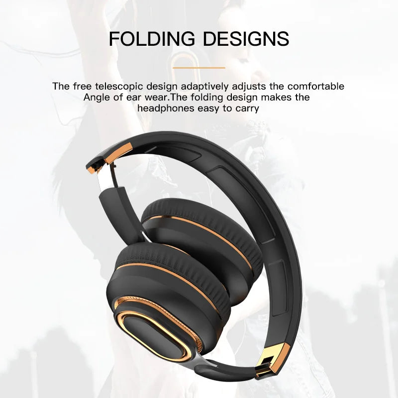 Casque Audio 3 Modes – Bluetooth, Filaire, Carte TF