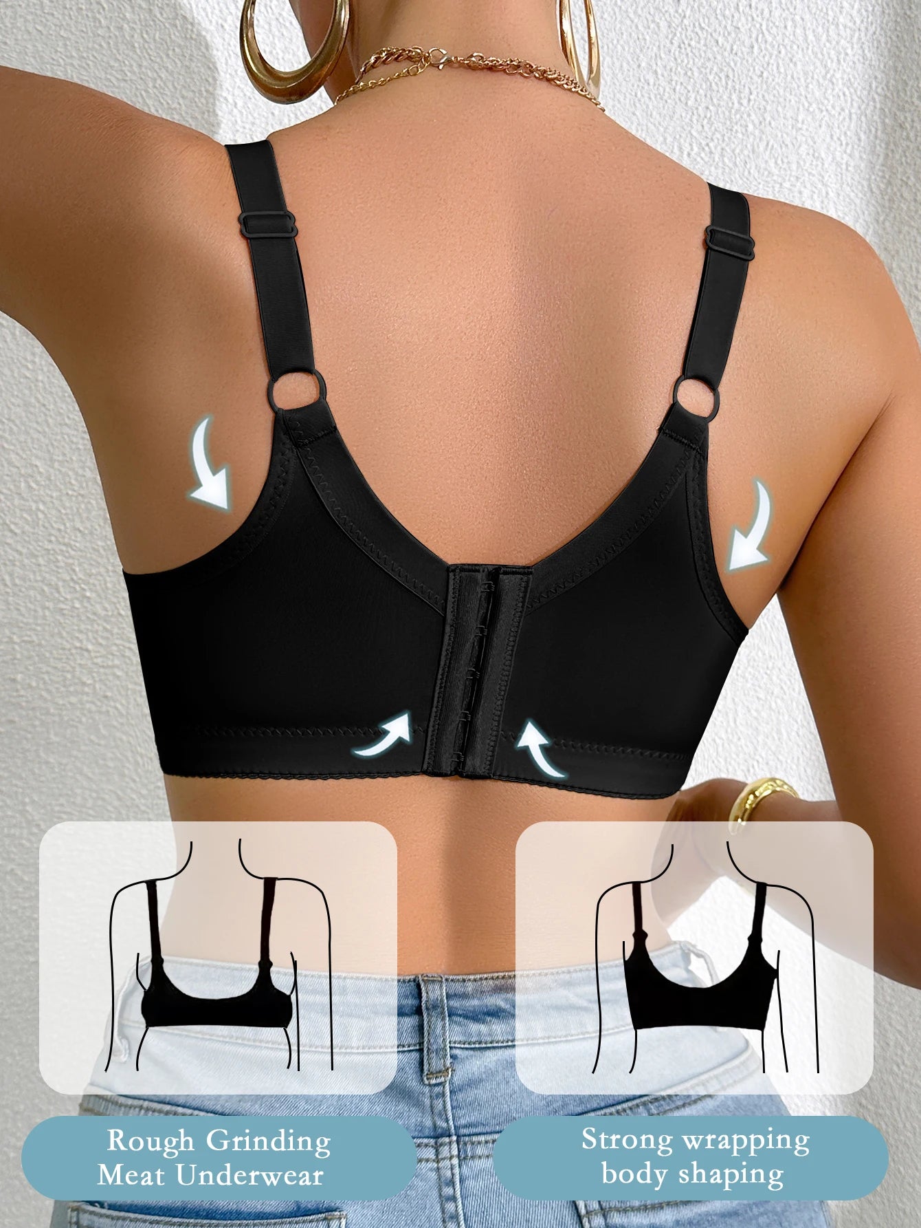 Soutien-Gorge Femme en Dentelle Push-Up – Maintien Confortable et Effet Galbant