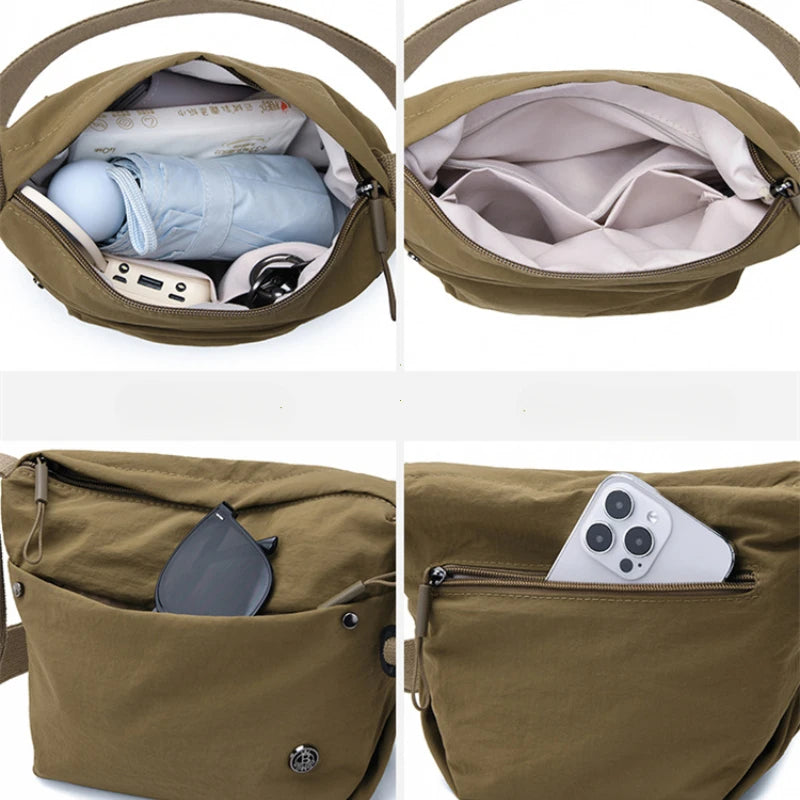 Sac Bandoulière Femme Pratique – Multipoche Zippé