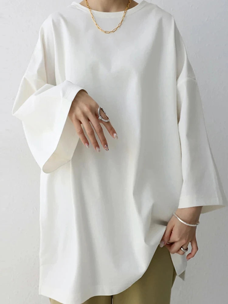 Blouse Tunique Ample Manches Larges