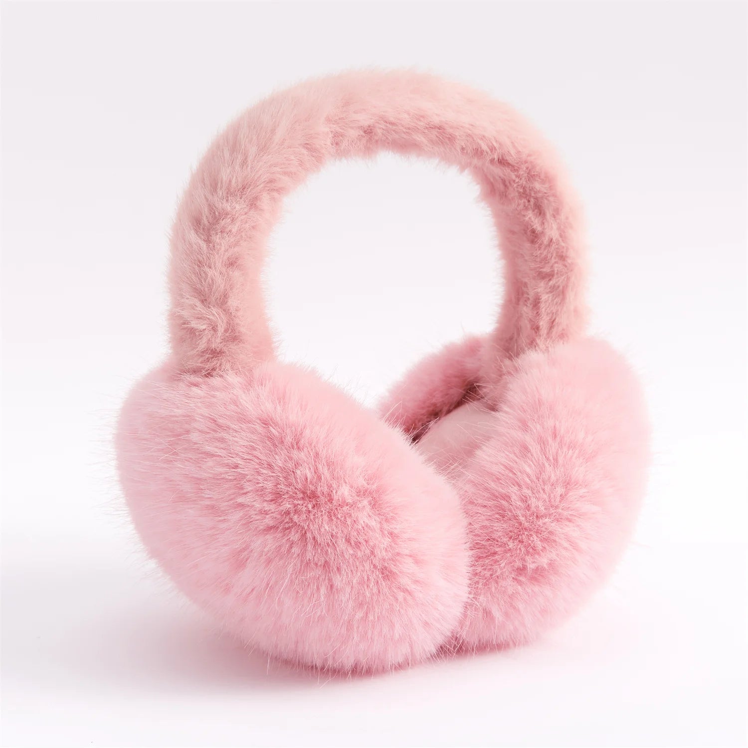 Cache-oreilles XL en fausses fourrure de lapin