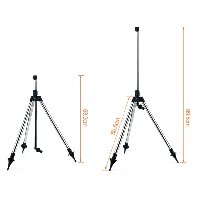 Arroseur Jardin 360° avec Trépied Inox