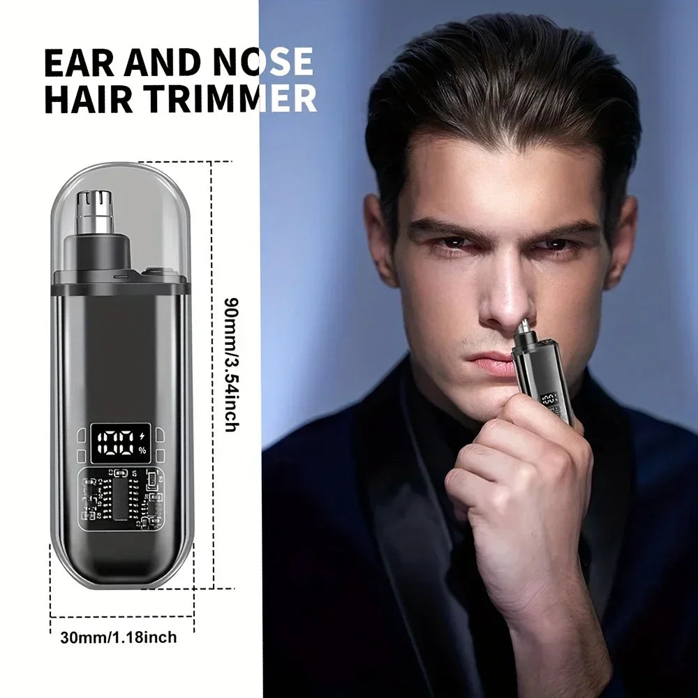 Tondeuse Nez & Oreilles Homme – Rechargeable USB-C, Compacte