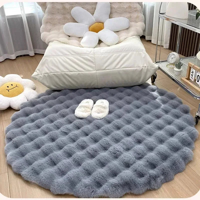 Tapis rond ULTRA Doux et Moelleux