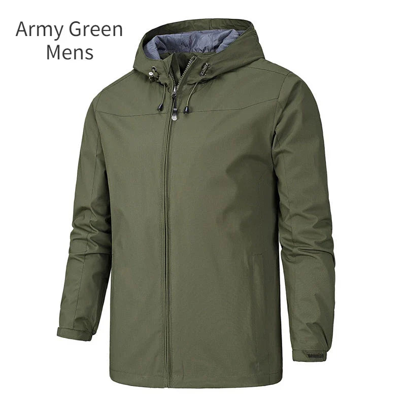 Veste imperméable à capuche pour homme et femme