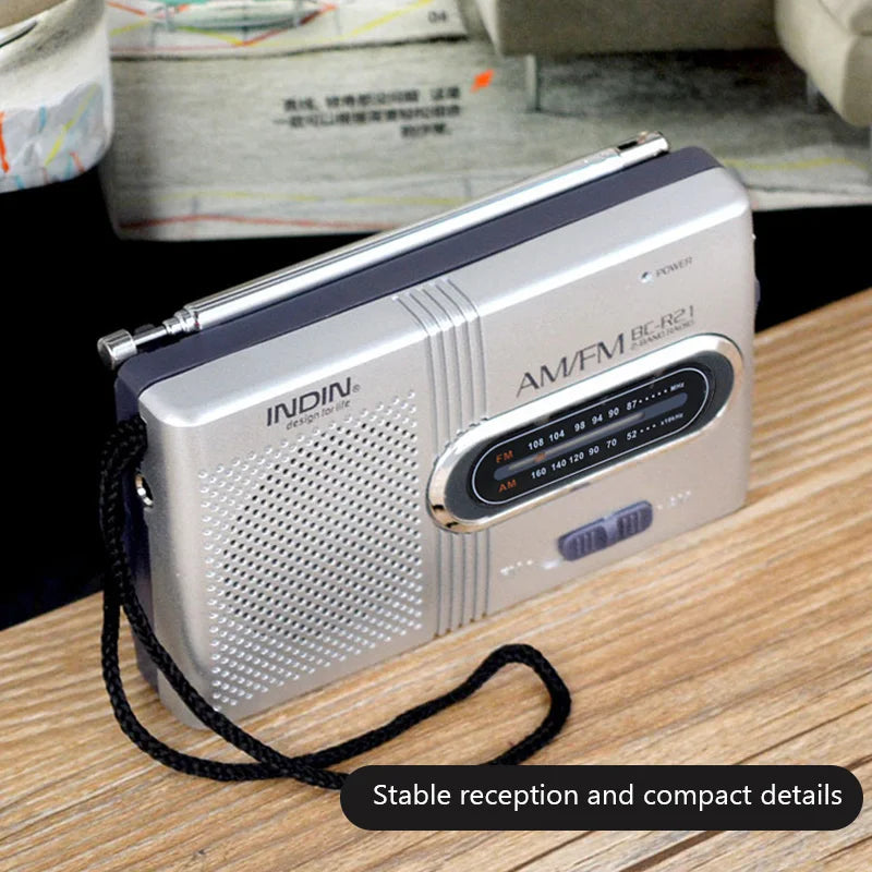 Radio AM/FM Compacte – Longue Autonomie