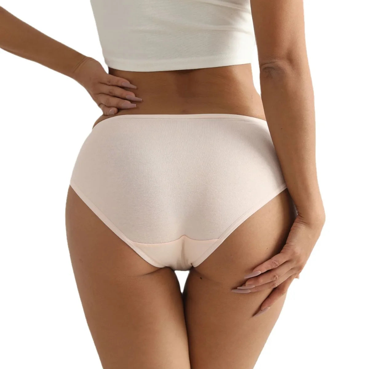 Lot de 7 Culottes en Coton Doux - Couleurs Nude