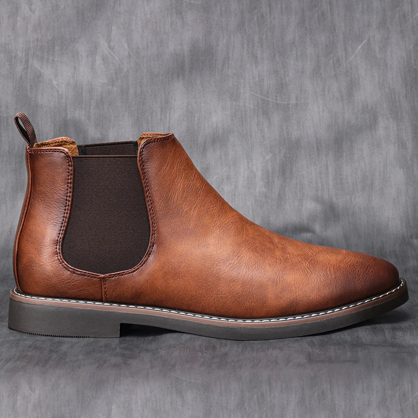 Bottines Chelsea en Cuir PU pour Homme