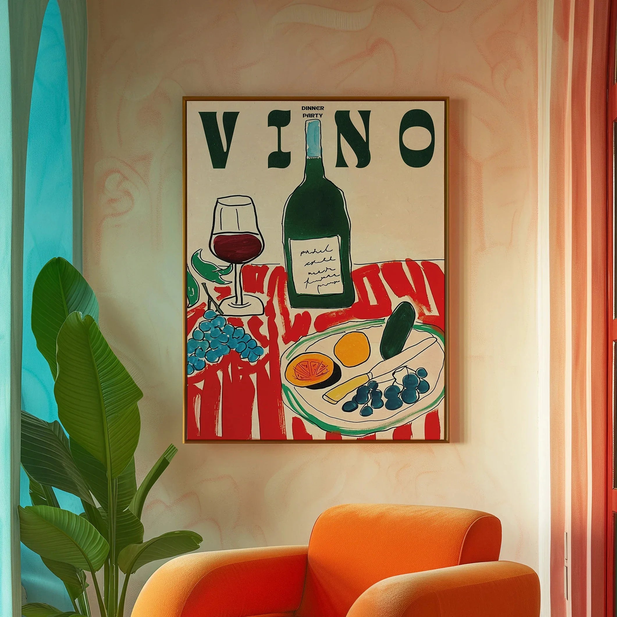 Lot de 3 Affiches Murales - Italia Verde