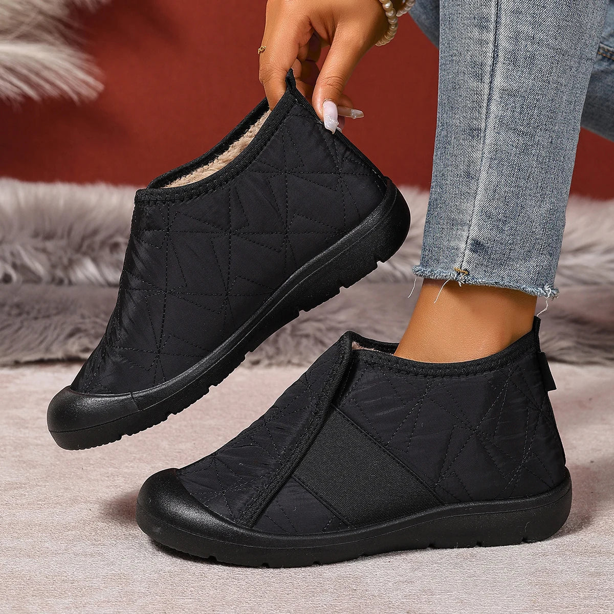 Chaussures d'Hiver à Doublure Chaude & Imperméables