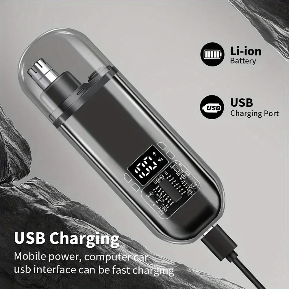 Tondeuse Nez & Oreilles Homme – Rechargeable USB-C, Compacte