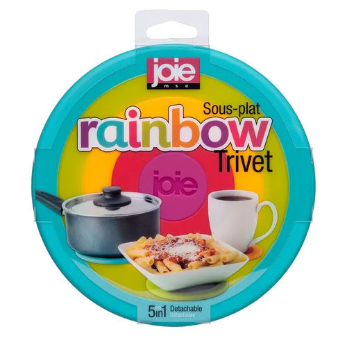 Dessous Plat Rainbow en Silicone Thermique 5 en 1