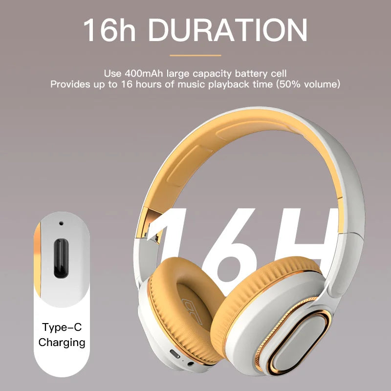 Casque Audio 3 Modes – Bluetooth, Filaire, Carte TF