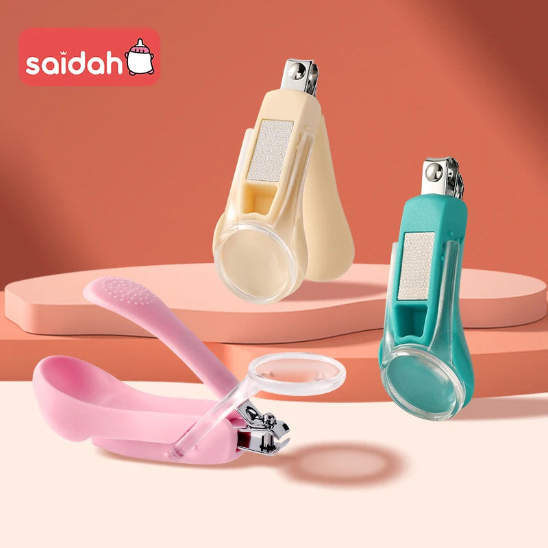Lot de 2 Coupes-ongles Ergonomique avec Loupe - Sécurité et Précision