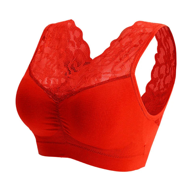 Brassière Sexy à Dentelle Sans Armature