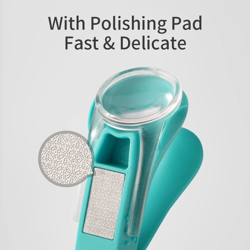 Lot de 2 Coupes-ongles Ergonomique avec Loupe - Sécurité et Précision