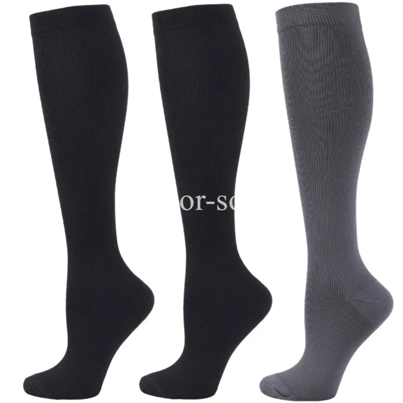 2 paires de Chaussettes de Compression – Circulation Améliorée + 1 paire OFFERTE