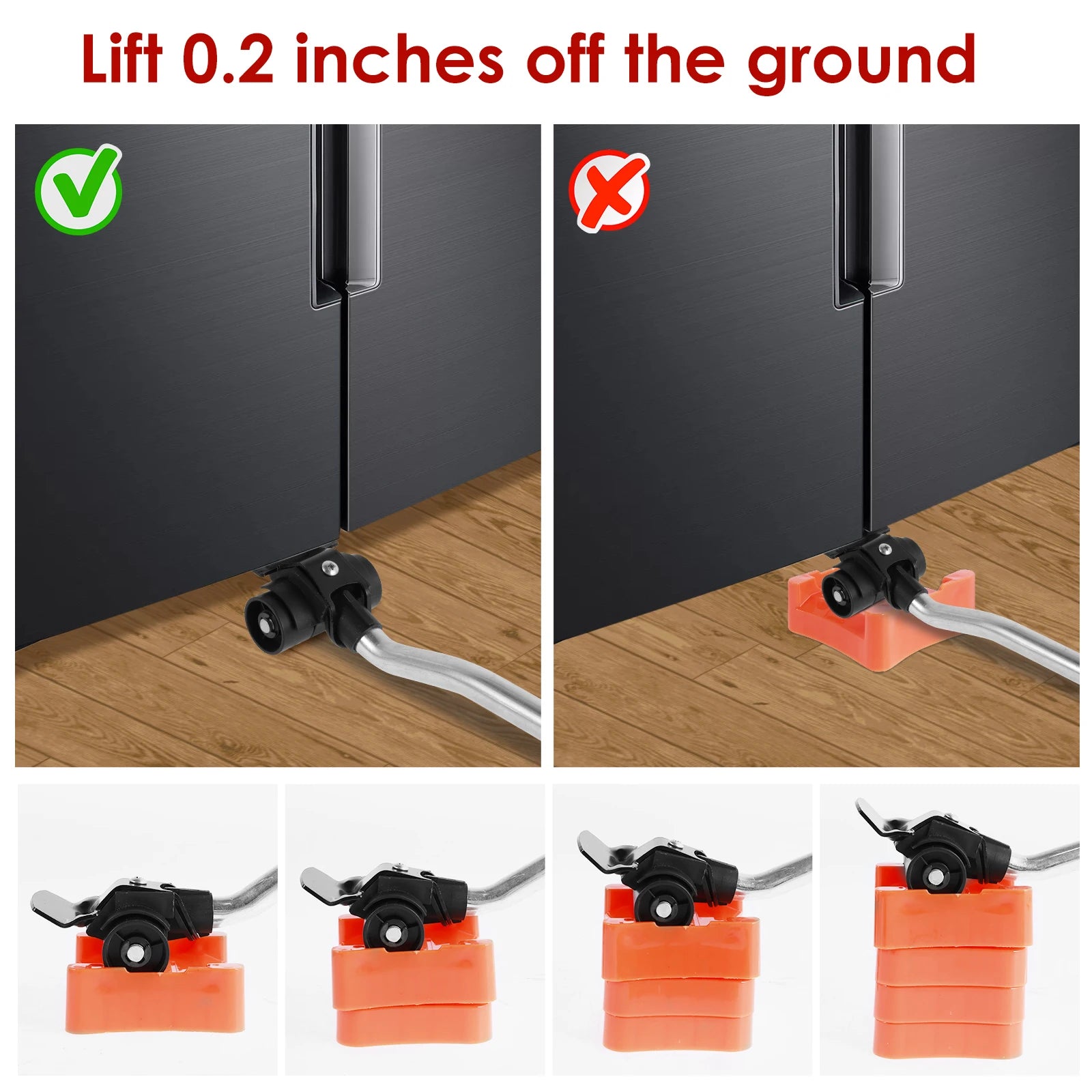 Ensemble d'outils de déplacement de meubles facile 400kg