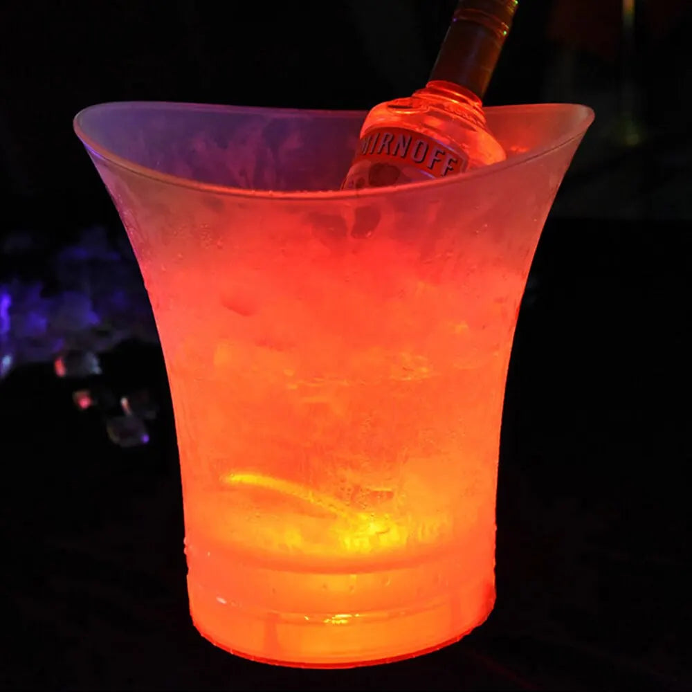 Seau à Glace LED Étanche 5L – 6 Couleurs