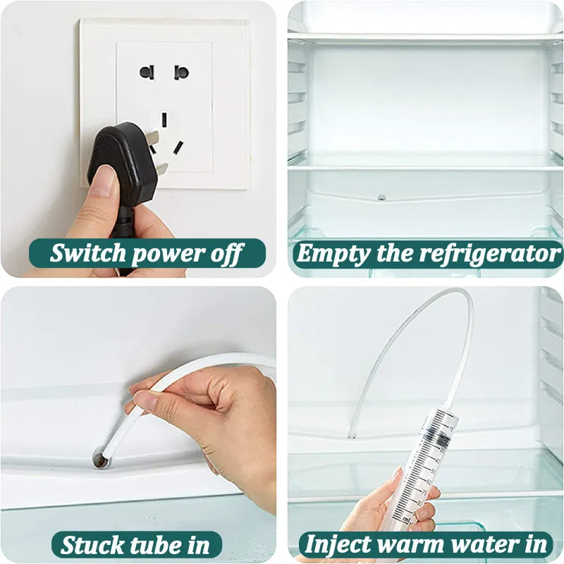 Kit de nettoyage et d'entretien pour réfrigérateur - Kit complet 6PCS