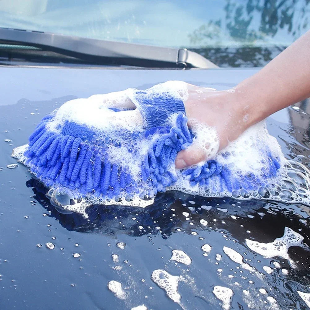 Lot de 3 Éponges en Microfibre pour Lavage & Polissage de Voiture
