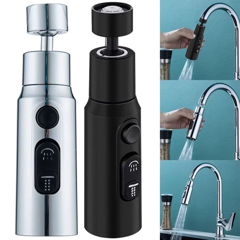 Extension d'Évier de Cuisine Rotative 360° Universelle 3 Modes