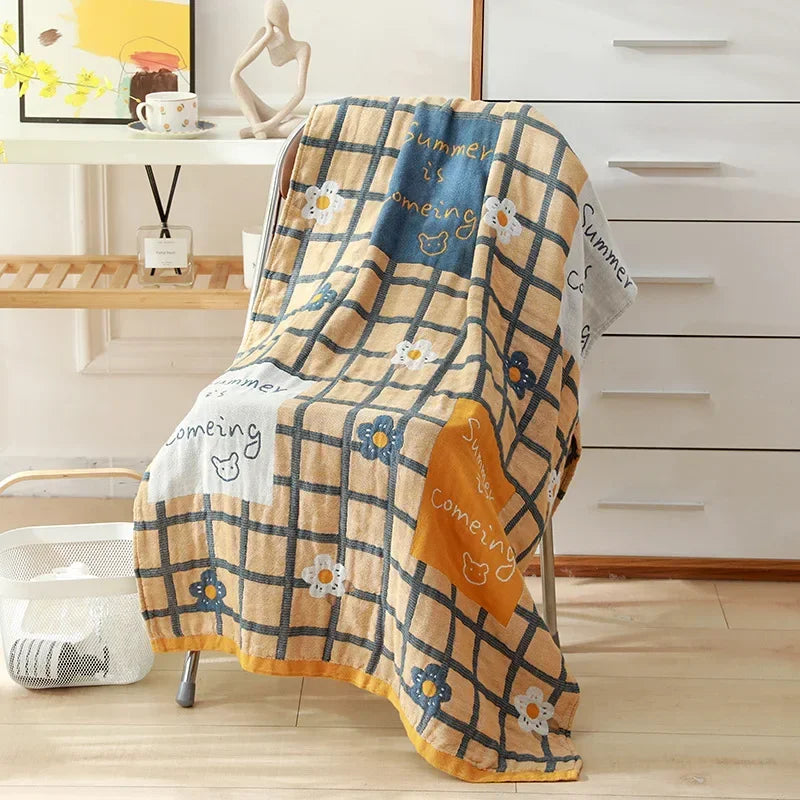 Serviette Gaze Coton Douce 80x160cm Style Bohème