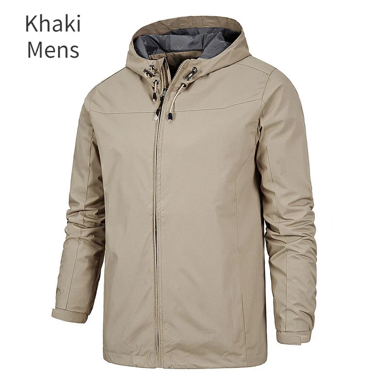 Veste imperméable à capuche pour homme et femme