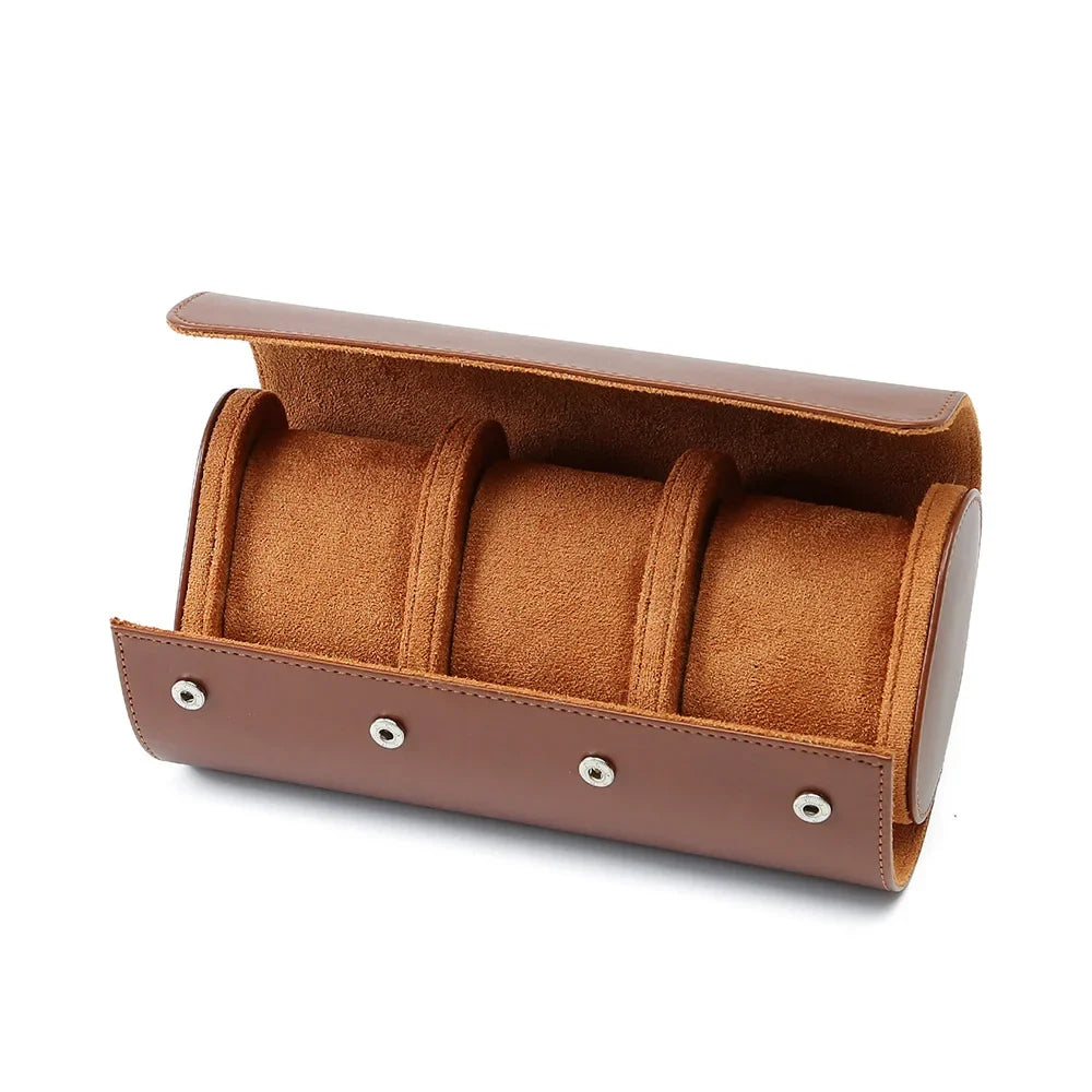 Etui de voyage pour montres en Cuir PU - 3 emplacements