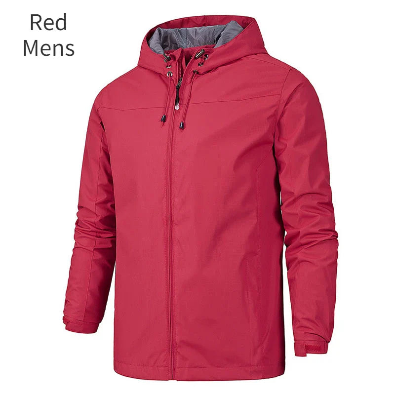 Veste imperméable à capuche pour homme et femme