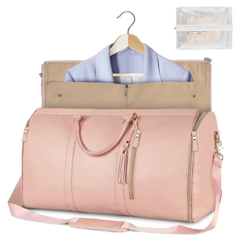 Sac de Voyage Dépliant Innovant & Pratique en Cuir PU