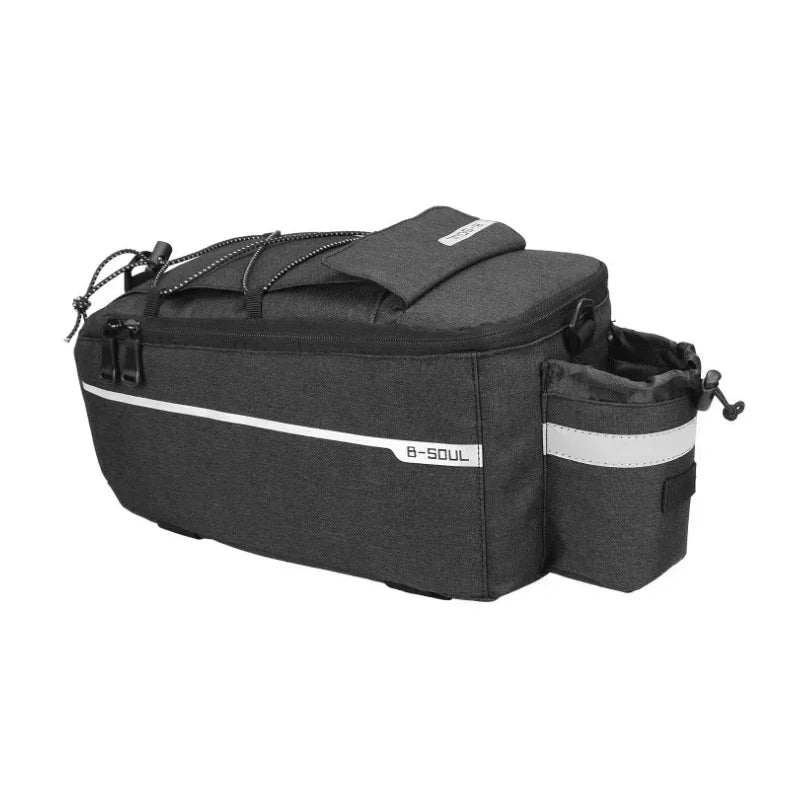 Sacoche de Vélo Arrière 13L Étanche – Sac de Porte-Bagages Convertible en Bandoulière