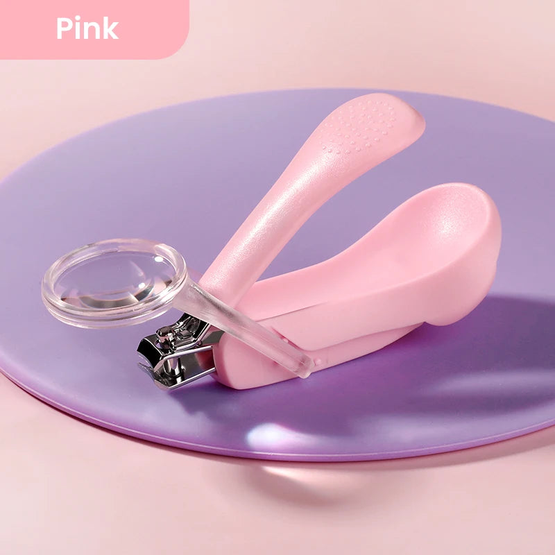 Lot de 2 Coupes-ongles Ergonomique avec Loupe - Sécurité et Précision