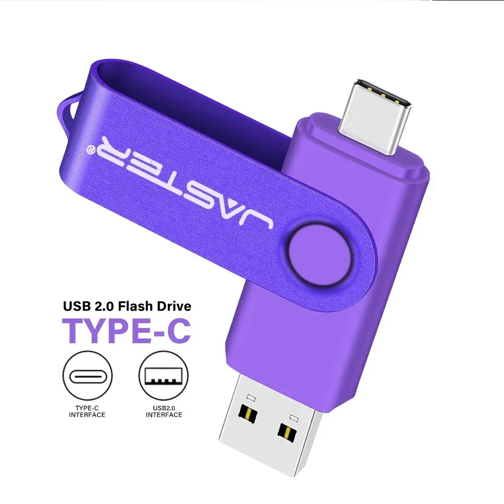 Clé USB 2 en 1 Type-C Grande Capacité