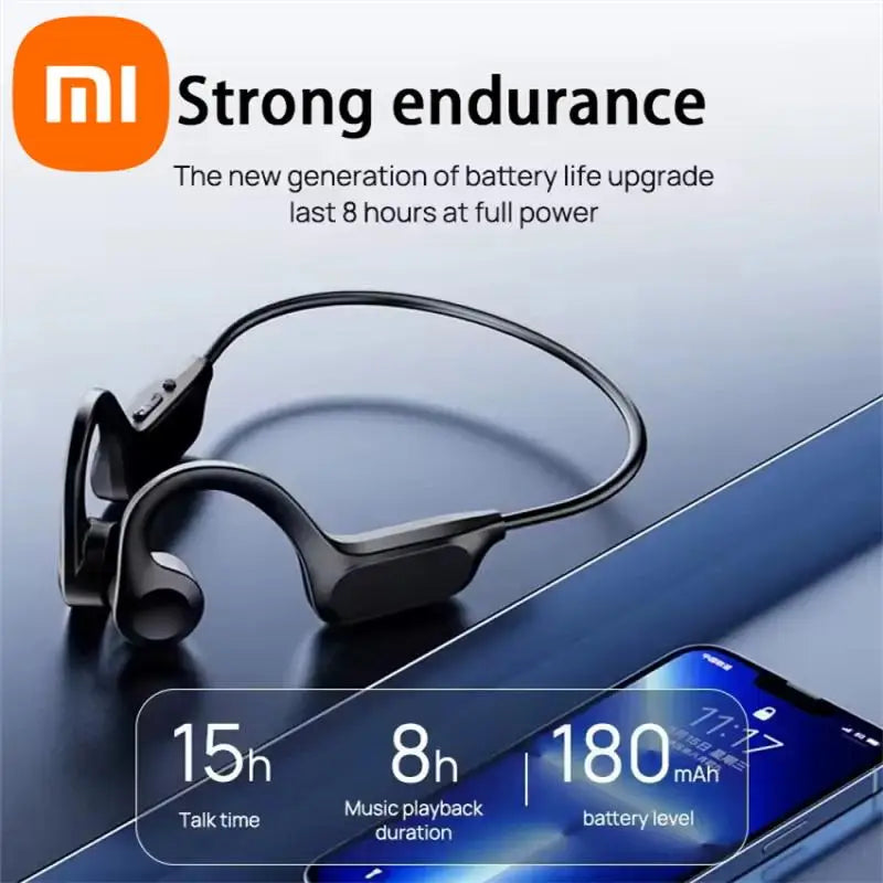 Écouteurs Conduction Osseuse Sport X7 – Bluetooth & Waterproof
