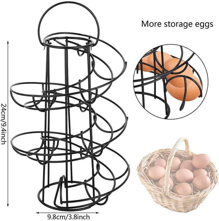 Support Distributeur pour Oeufs en Spirale