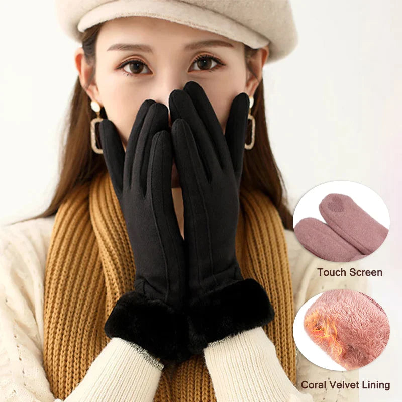 Gants thermiques et imperméables écran tactile pour Femme