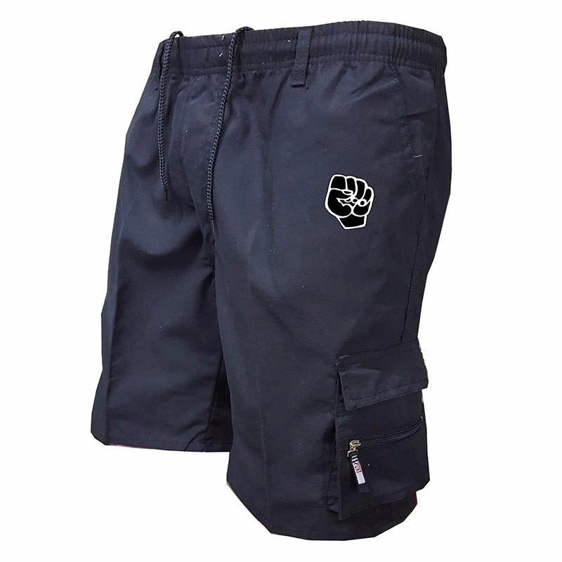 Short Cargo Homme en Coton – Bermuda Multi-Poches Style Militaire pour l’Été
