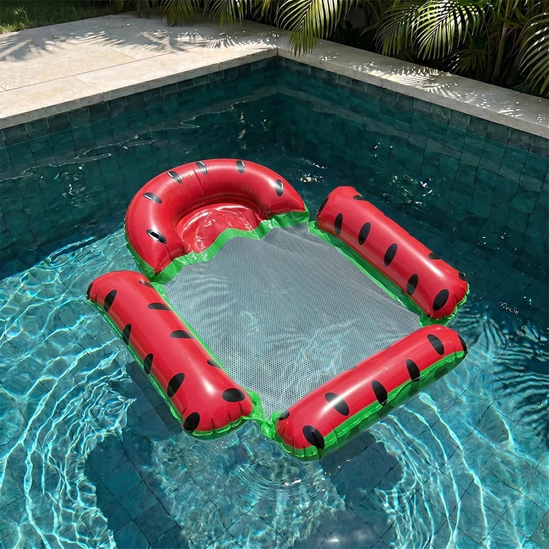 Chaise Longue Gonflable Flottante – Siège de Piscine Monoplace Confortable pour Plage et Détente